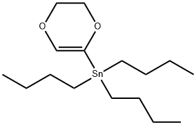 2-(三丁基锡)-5,6-二氢-[1,4]-二噁英, 131470-66-1, 结构式