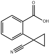 2-(1-氰基环丙基)苯甲酸, 1314701-10-4, 结构式