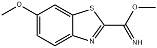 2-Benzothiazolecarboximidicacid,6-methoxy-,methylester(9CI),131474-36-7,结构式