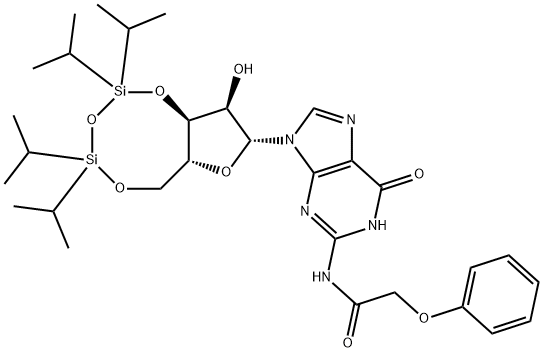3',5'-O-(1,1,3,3-Tetraisopropyl-1,3-disiloxanediyl)uridine Structure