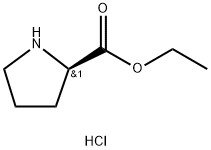 D-脯氨酸乙酯盐酸盐, 131477-20-8, 结构式
