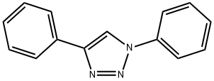 1,4-ジフェニル-1H-1,2,3-トリアゾール 化学構造式