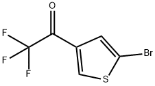 1-(5-溴噻吩-3-基)-2,2,2-三氟乙酮 结构式