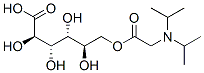 D-gluconic acid, 6-ester with N,N-diisopropylglycine Structure