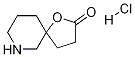 1-オキサ-7-アザスピロ[4.5]デカン-2-オン塩酸塩 化学構造式