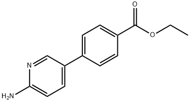 Ethyl 4-(6-aminopyridin-3-yl)benzoate Structure