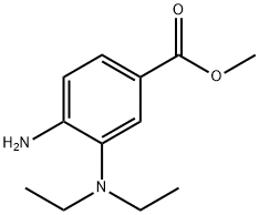 4-氨基-3-(二乙氨基)苯甲酸甲酯, 1314987-87-5, 结构式