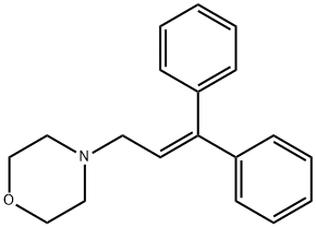 4-(3,3-diphenylallyl)morpholine,13150-58-8,结构式