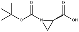 1,2-Aziridinedicarboxylic acid, 1-(1,1-diMethylethyl) ester, (2S)- Struktur