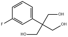 2-(3-FLUOROPHENYL)-2-(HYDROXYMETHYL)PROPANE-1,3-DIOL,131505-99-2,结构式
