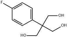 2-(4-FLUOROPHENYL)-2-(HYDROXYMETHYL)PROPANE-1,3-DIOL 结构式