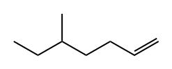 5-METHYL-1-HEPTENE,13151-04-7,结构式