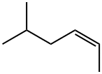 (Z)-5-メチル-2-ヘキセン 化学構造式