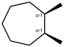 cis-1,2-Dimethylcycloheptane 化学構造式
