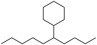 (1-Butylhexyl)cyclohexane Structure