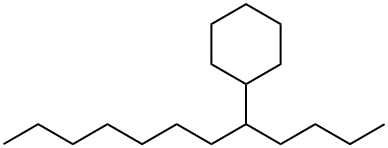 (1-Butyloctyl)cyclohexane Structure