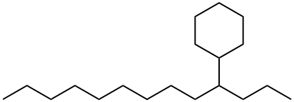 (1-Propyldecyl)cyclohexane Structure