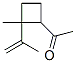 Ethanone, 1-[2-methyl-2-(1-methylethenyl)cyclobutyl]- (9CI) 化学構造式