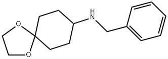 N-BENZYL-4-AMINOCYCLOHEXANONE ETHYLENE KETAL Struktur