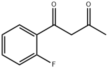 1-(2-FLUORO-PHENYL)-BUTANE-1,3-DIONE 化学構造式