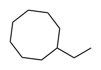 Ethylcyclooctane 结构式