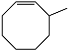3-メチルシクロオクテン 化学構造式