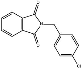 2-(4-chloro-benzyl)-1H-isoindole-1,3(2H)-dione 结构式