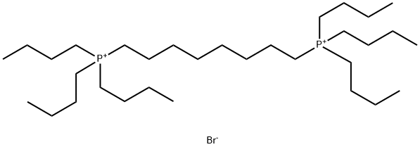 八亚甲基-双(三丁基膦)二溴化物 结构式