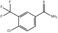 4-Хлор-3-(трифторметил) тиобензамида структура