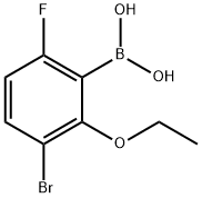 5-Bromo-2-fluoro-6-ethoxyphenylboronic acid Structure