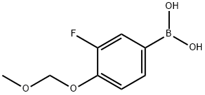 3-氟-4-甲氧基甲氧基苯硼酸,1315341-79-7,结构式