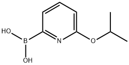 (6-异丙氧基吡啶-2-基)硼酸 结构式