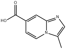 IMidazo[1,2-a]pyridine-7-carboxylic acid, 3-Methyl- Structure