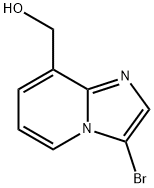 IMidazo[1,2-a]pyridine-8-Methanol, 3-broMo- Structure