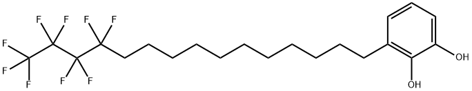 3-(nonafluoropentadecyl)catechol Structure