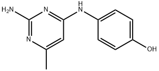 2-Amino-4-(p-hydroxyanilino)-6-methylpyrimidine 结构式