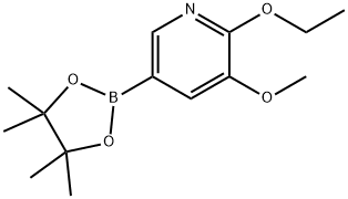2-ethoxy-3-Methoxy-5-(4,4,5,5-tetraMethyl-1,3,2-dioxaborolan-2-yl)pyridine Structure