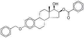 3-O-ベンジル-16-O-ベンゾイル16-エピエストリオール 化学構造式