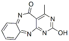 2-hydroxy-4-methylpyrimido(4,5-b)(1,5)benzodiazepin-5-one Struktur