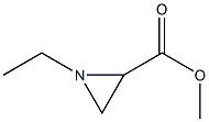 2-Aziridinecarboxylic acid, 1-ethyl-, methyl ester, (+)- (9CI) 结构式