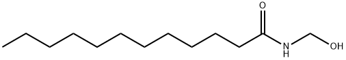 N-(hydroxymethyl)dodecanamide Struktur