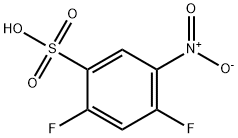 2,4-difluoro-5-nitrobenzene sulfonic acid 结构式