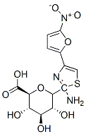 1-(2-amino-4-(5-nitro-2-furyl)-2-thiazolyl)-1-deoxyglucopyranuronic acid 结构式