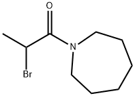 1-(2-溴丙醇基)高哌啶, 131580-51-3, 结构式