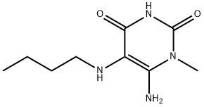 6-AMINO-5-BUTYLAMINO-1-METHYLURACIL 结构式
