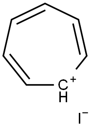 Cycloheptatrienylium iodide Structure