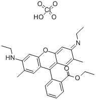 ローダミン6G過塩素酸塩 化学構造式