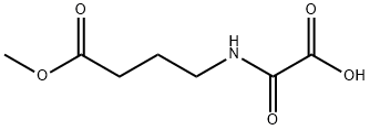 Butanoic  acid,  4-[(carboxycarbonyl)amino]-,  1-methyl  ester 结构式