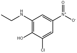 2-Chloro-6-ethylamino-4-nitrophenol Structure