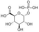 Α-D-葡糖醛酸-1-磷酸, 13168-11-1, 结构式